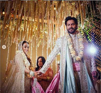 Natasha dalal and varun dhavan marriage