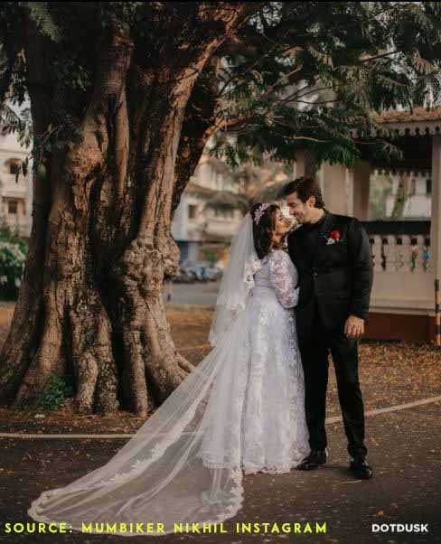 Mumbiker nikhil and shanice shrestha marriage