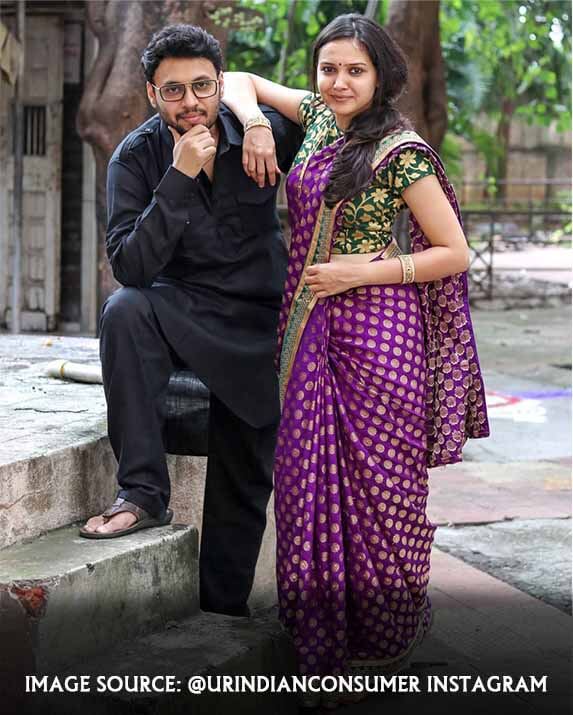 Prasad vedpathak with his wife