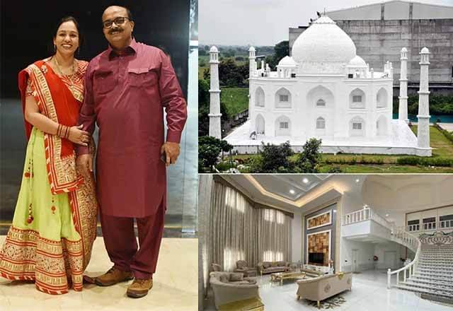 Madhya Pradesh man gifts his wife a Taj mahal look-alike home