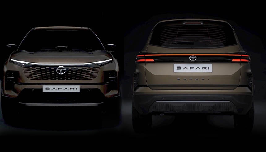 2024 Tata Safari facelift और Harrier facelift की तस्वीरें आयी सामने