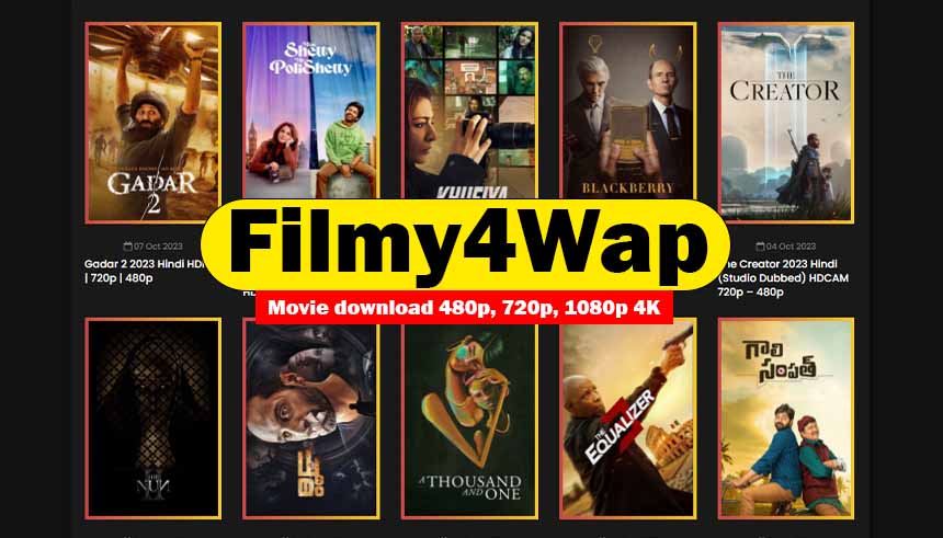 Filmy4wap – Hollywood, Bollywood, South movie, Web series download 480p, 720p, 1080p, HD+, 4k