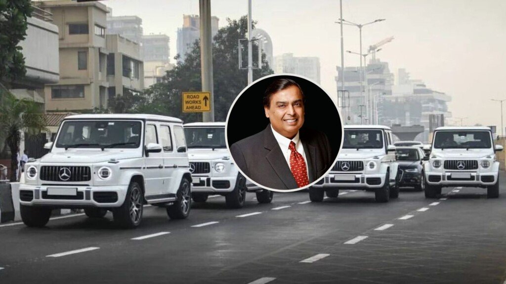 Mukesh Ambani G Wagon SUV Security Convoy