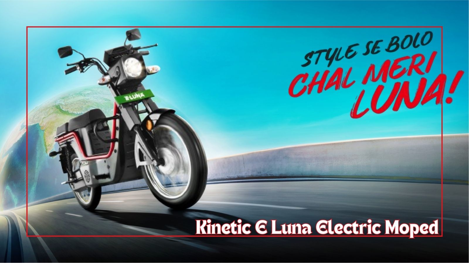 Kinetic E Luna Electric Moped