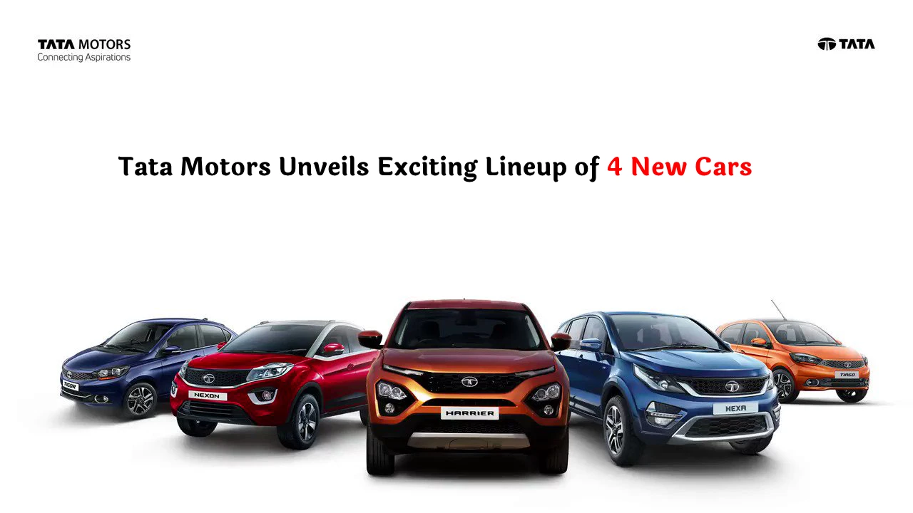Tata Motors Unveils Exciting Lineup of 4 New Cars to Dominate Indian Market