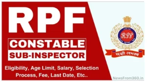 RPF Constable and Sub-Inspector Recruitment 2024